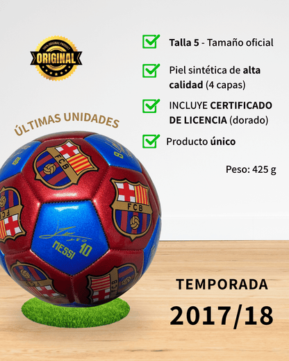 ⚽ Balón FC Barcelona 2017/18 · Licenciado