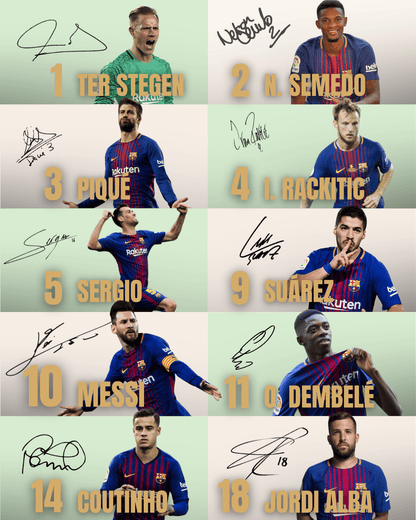 ⚽ Balón FC Barcelona 2017/18 · Licenciado